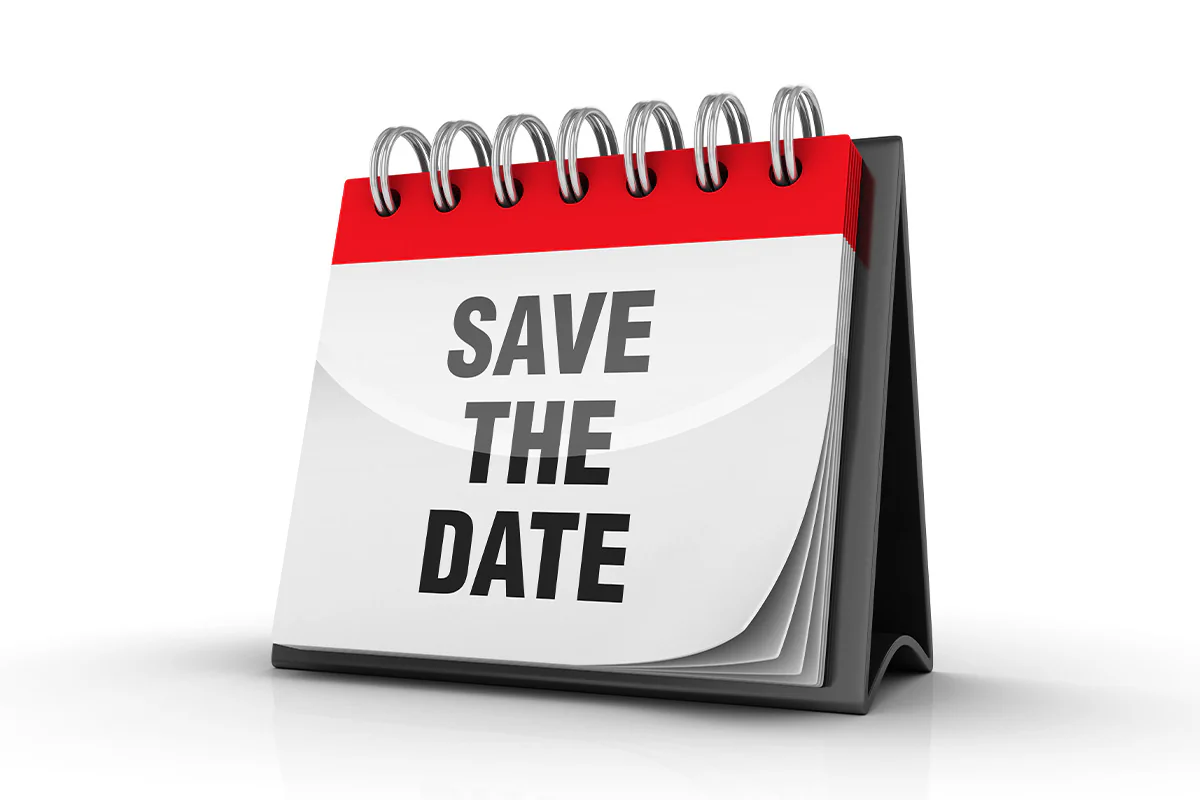 RudyBalasko / istockphoto.com Kalender mit der Aufschrift Save the Date